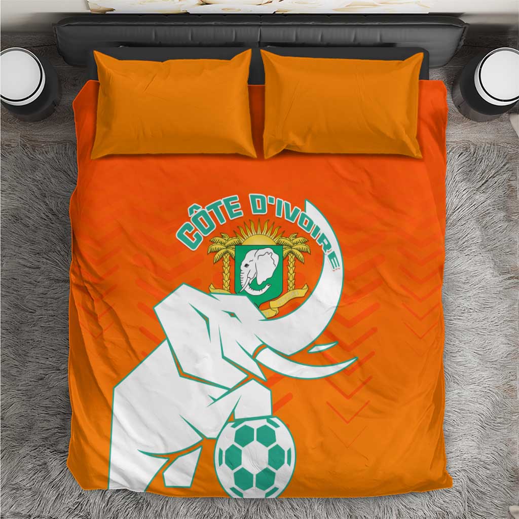Ivory Coast Football Bedding Set - Go Les Elephants LT01