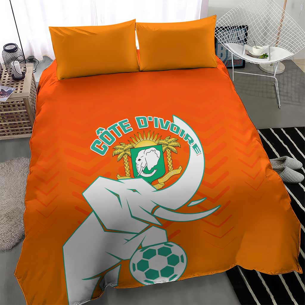 Ivory Coast Football Bedding Set - Go Les Elephants LT01