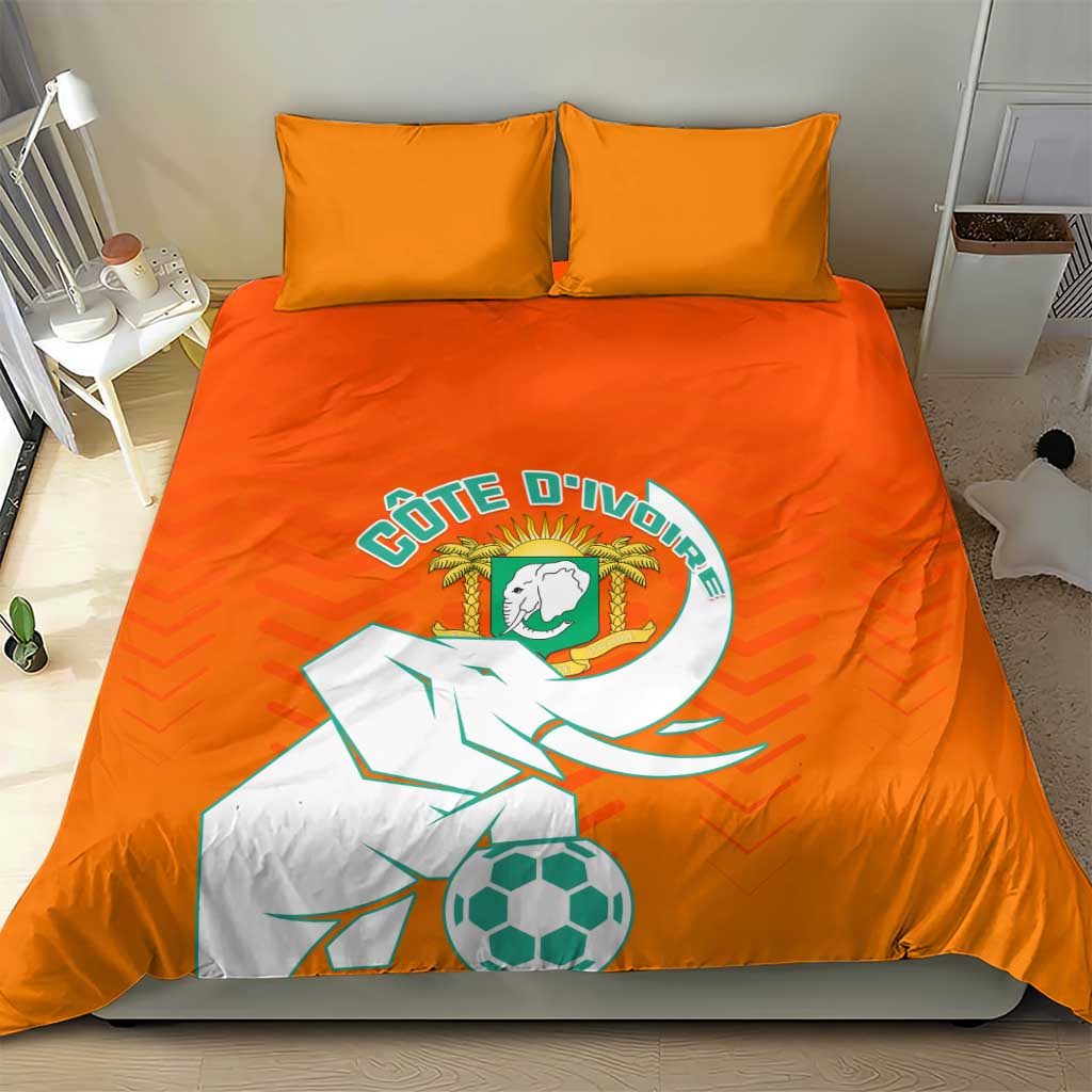 Ivory Coast Football Bedding Set - Go Les Elephants LT01
