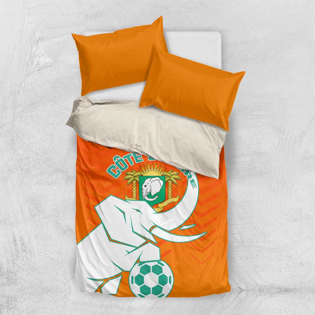 Ivory Coast Football Bedding Set - Go Les Elephants LT01