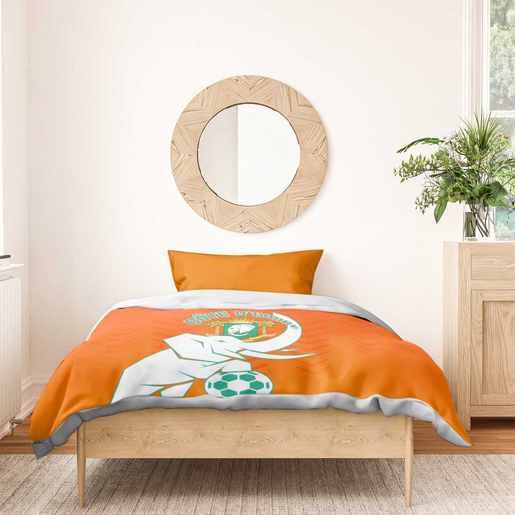 Ivory Coast Football Bedding Set - Go Les Elephants LT01
