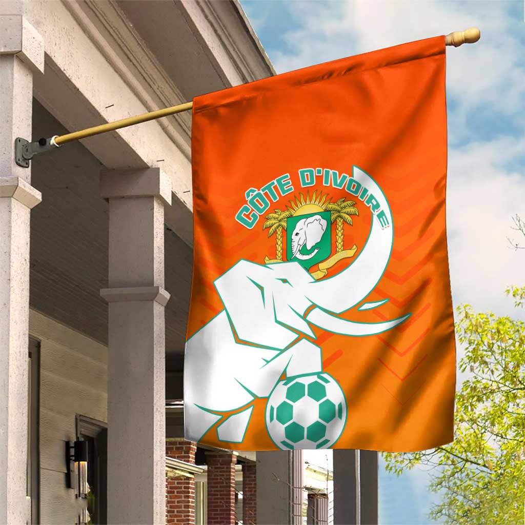 Ivory Coast Football Garden Flag - Go Les Elephants LT01