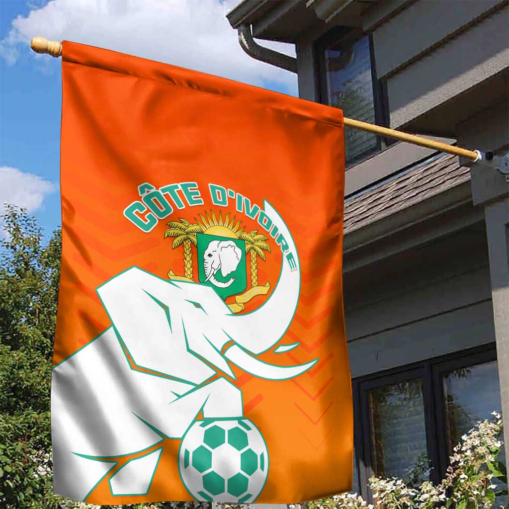 Ivory Coast Football Garden Flag - Go Les Elephants LT01