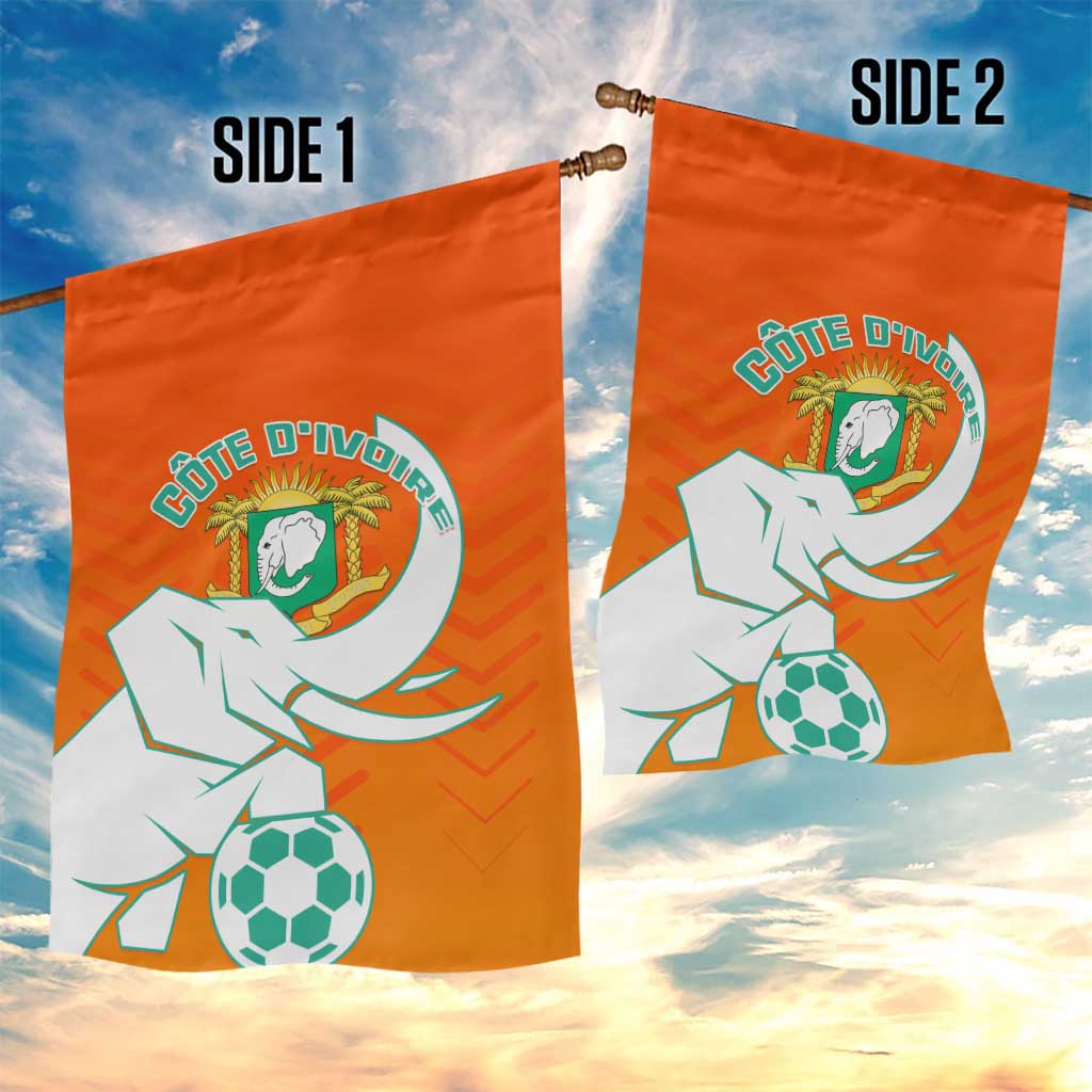 Ivory Coast Football Garden Flag - Go Les Elephants LT01