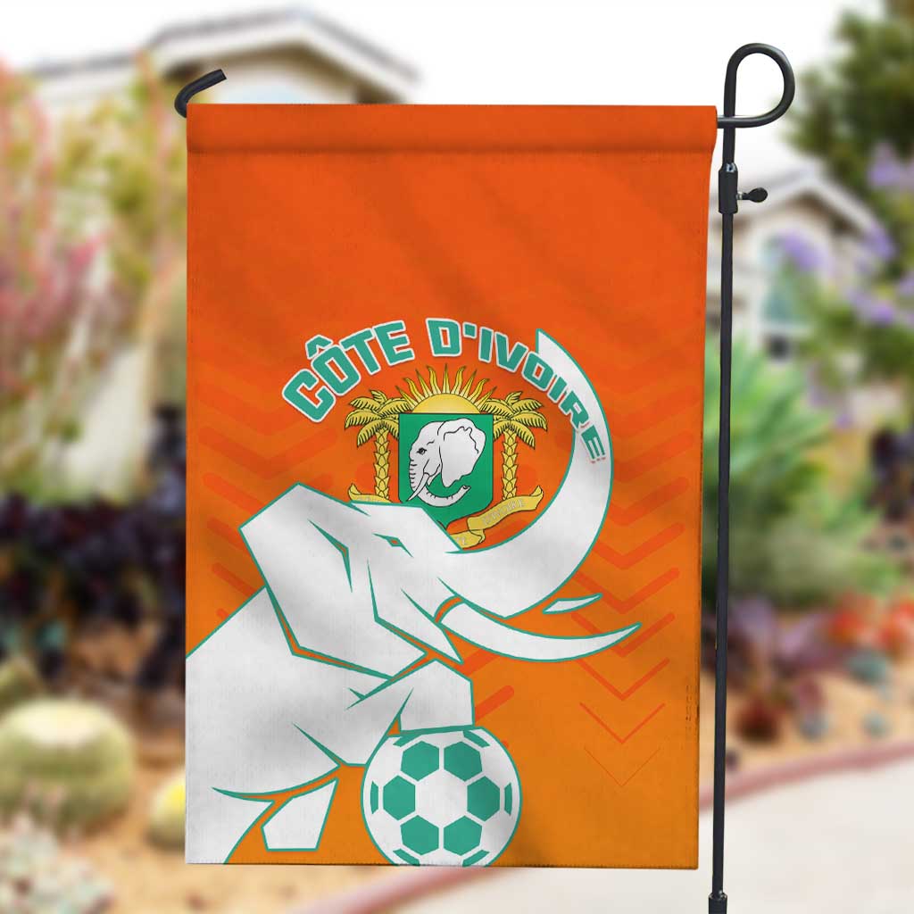 Ivory Coast Football Garden Flag - Go Les Elephants LT01