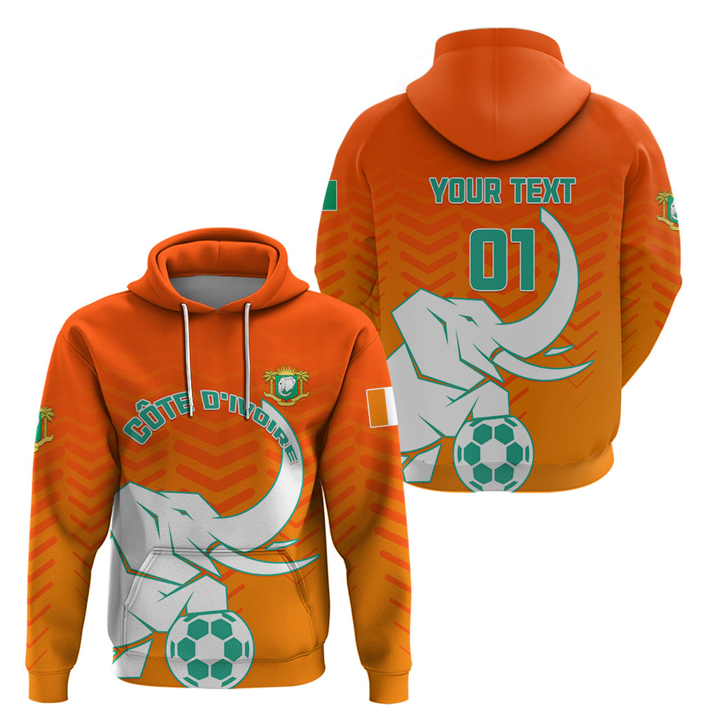 Ivory Coast Football Hoodie Go Les Elephants LT01