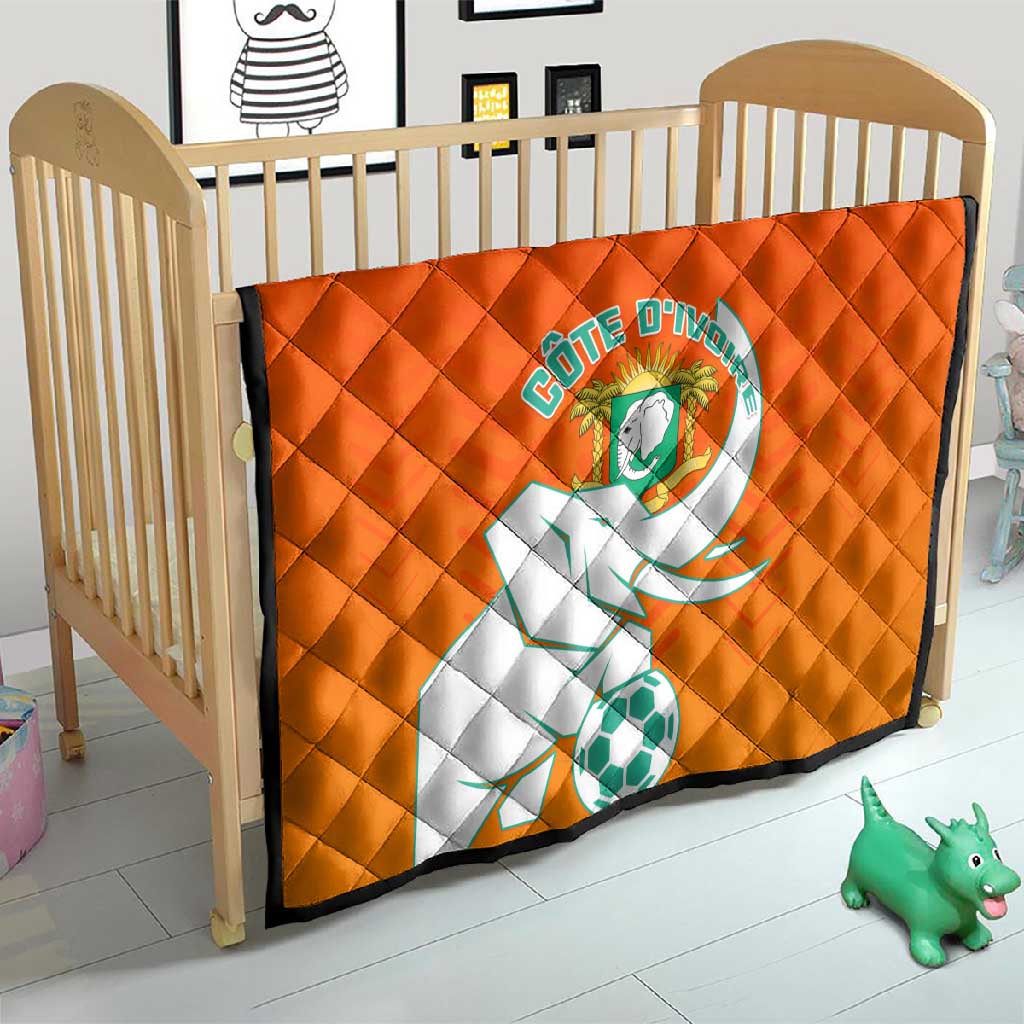 Ivory Coast Football Quilt - Go Les Elephants LT01