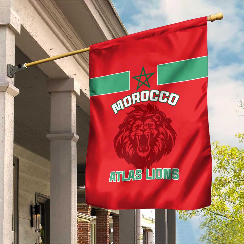 Morocco Football Garden Flag - Go The Atlas Lions LT01