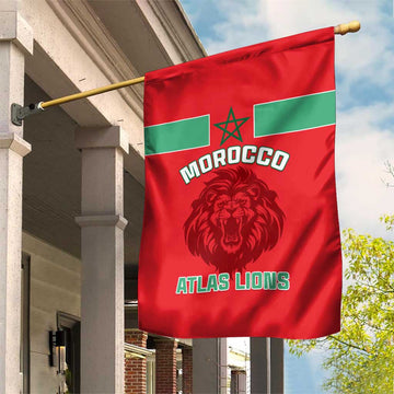 Morocco Football Garden Flag - Go The Atlas Lions LT01