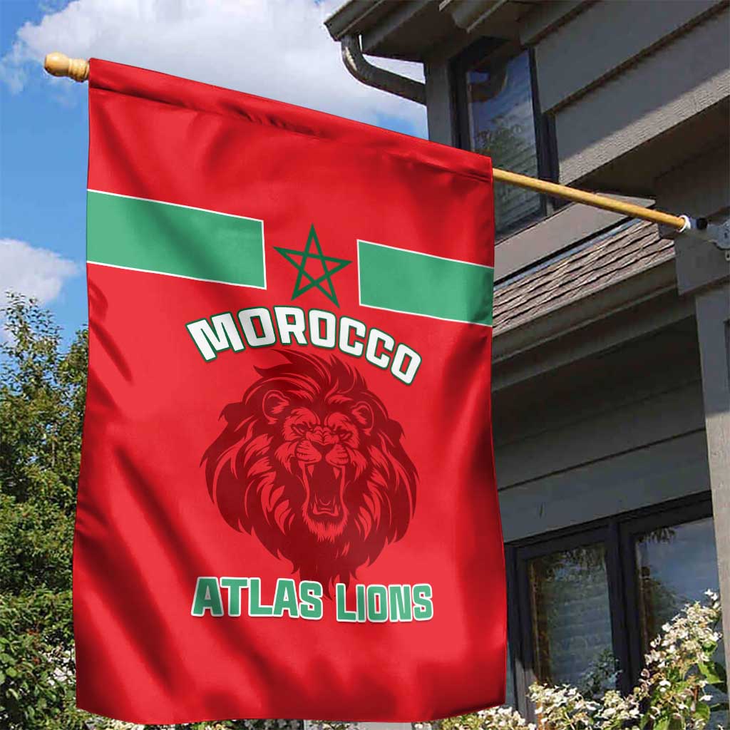 Morocco Football Garden Flag - Go The Atlas Lions LT01