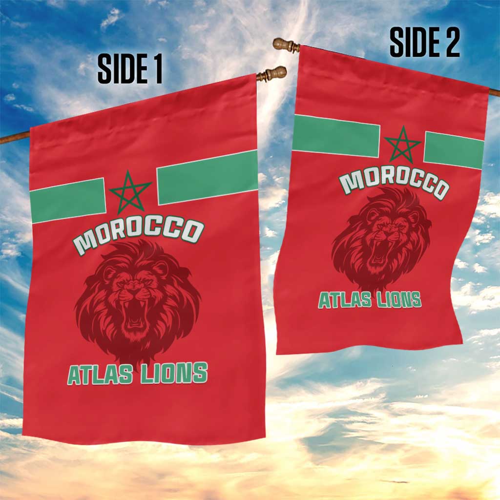 Morocco Football Garden Flag - Go The Atlas Lions LT01