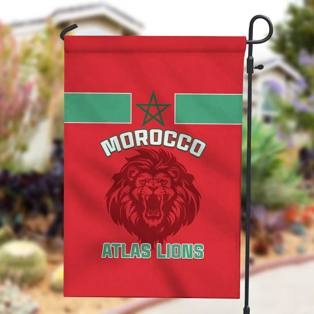Morocco Football Garden Flag - Go The Atlas Lions LT01