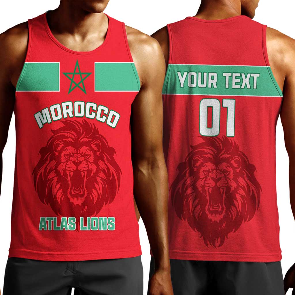 Morocco Football Men Tank Top - Go The Atlas Lions LT01
