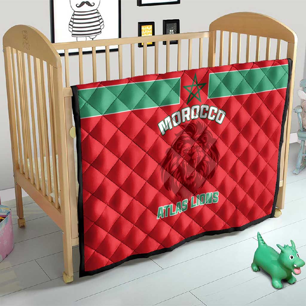 Morocco Football Quilt - Go The Atlas Lions LT01