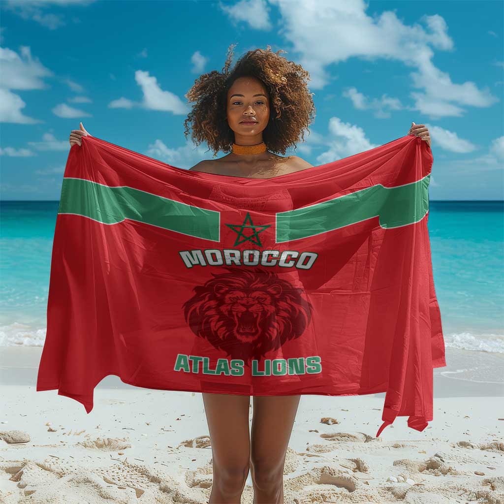Morocco Football Sarong - Go The Atlas Lions LT01