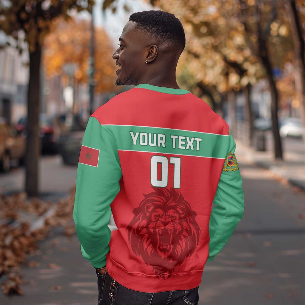 Morocco Football Sweatshirt - Go The Atlas Lions LT01