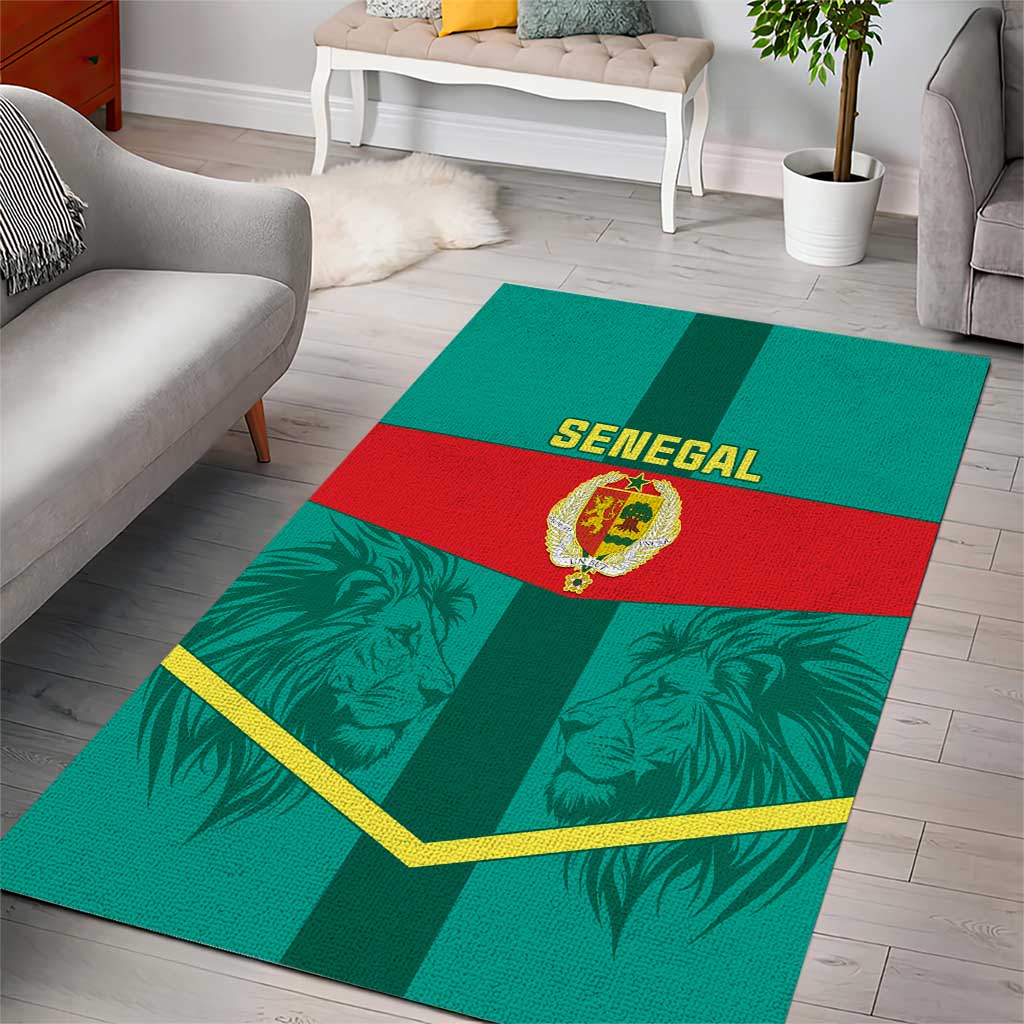 Support the Lions of Teranga - Senegal Football Area Rug LT01