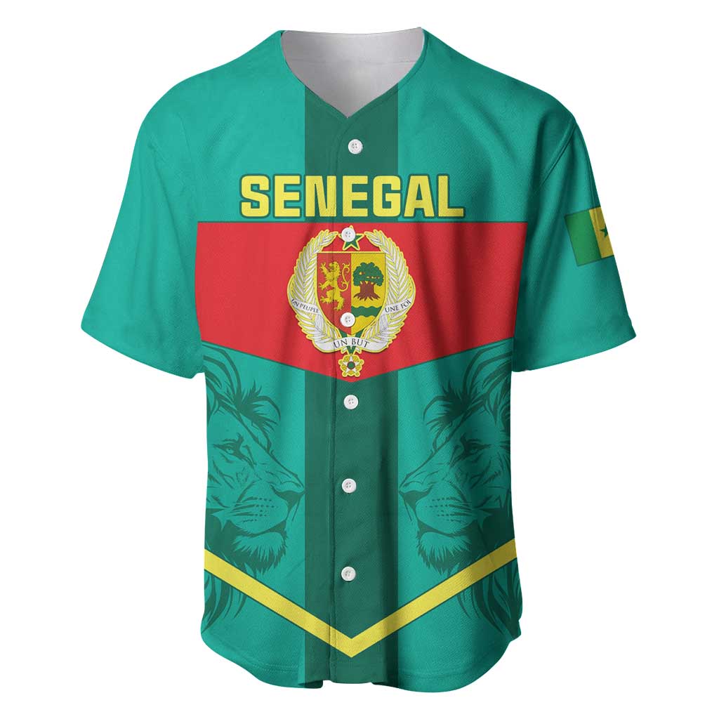 Support the Lions of Teranga - Senegal Football Baseball Jersey LT01