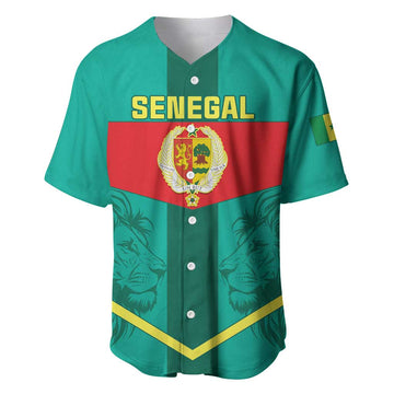 Support the Lions of Teranga - Senegal Football Baseball Jersey LT01
