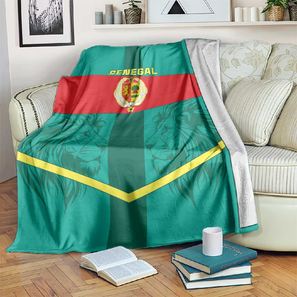 Support the Lions of Teranga - Senegal Football Blanket LT01