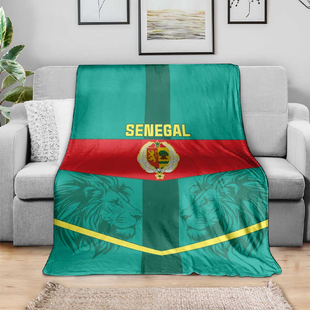 Support the Lions of Teranga - Senegal Football Blanket LT01