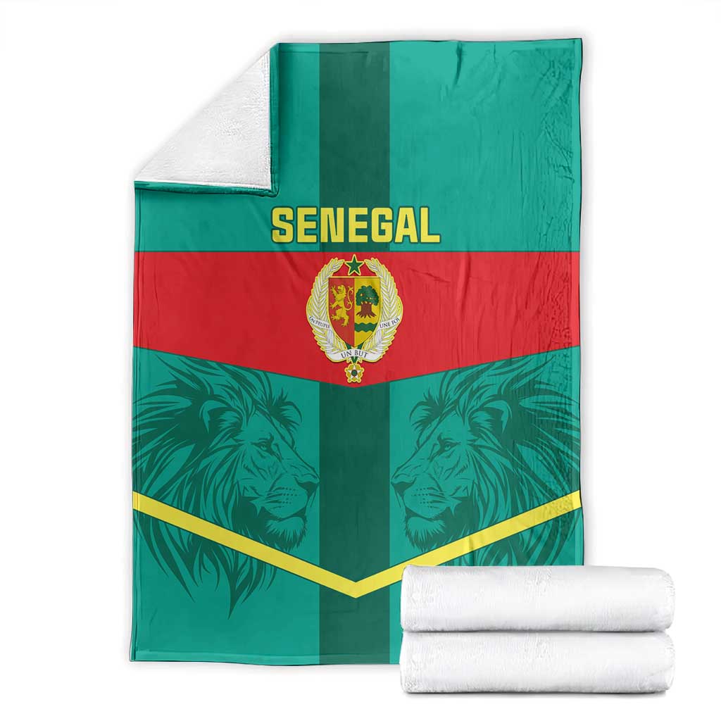 Support the Lions of Teranga - Senegal Football Blanket LT01