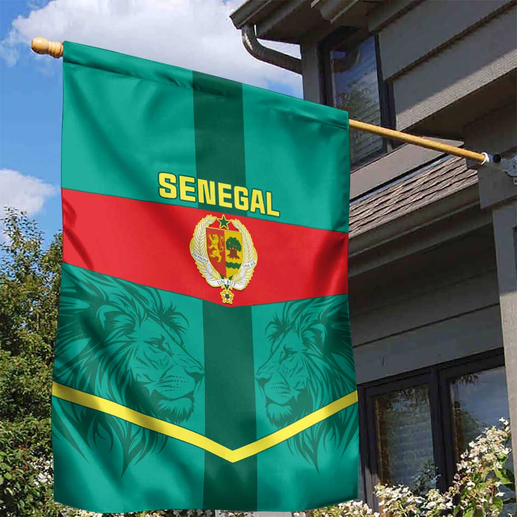 Support the Lions of Teranga - Senegal Football Garden Flag LT01
