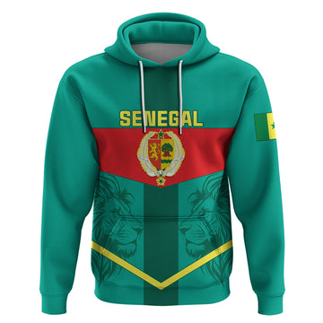 Senegal Football Hoodie Go Lions of Teranga LT01