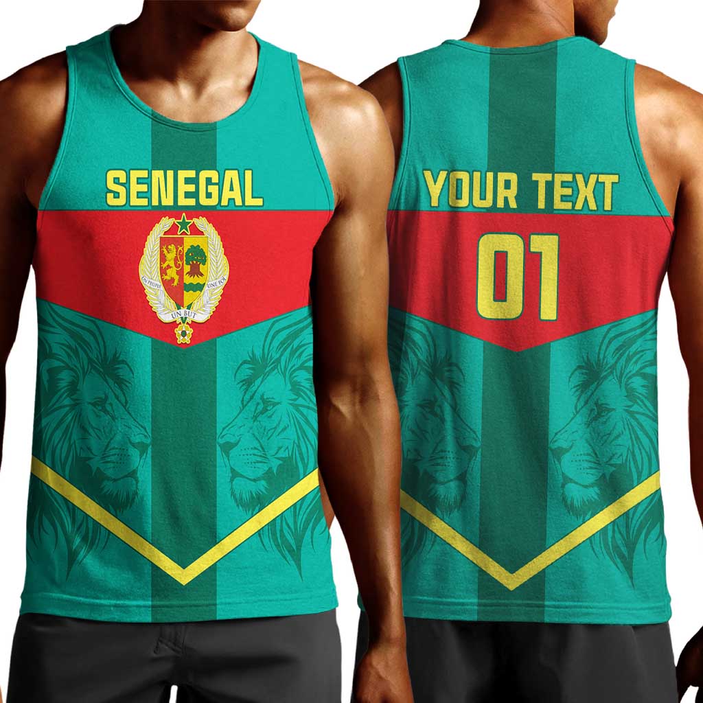 Support the Lions of Teranga - Senegal Football Men Tank Top LT01