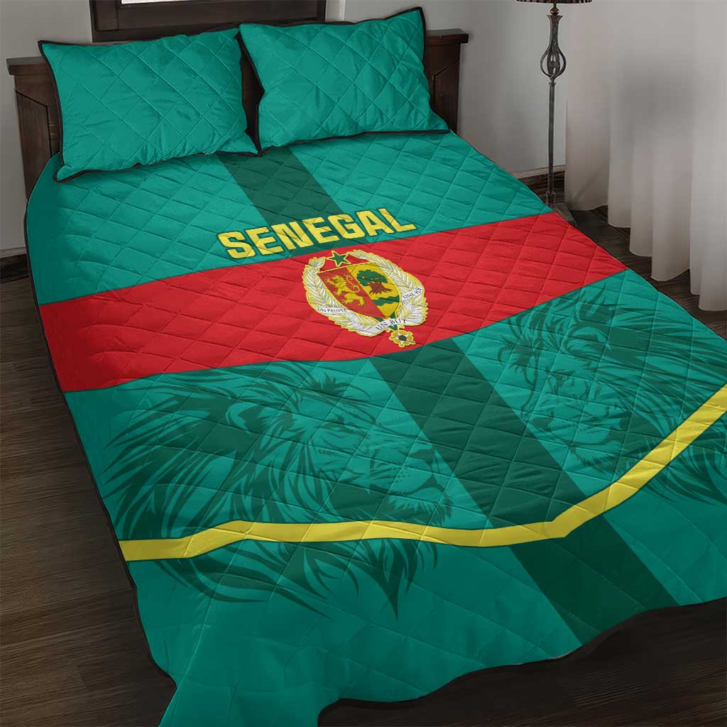 Support the Lions of Teranga - Senegal Football Quilt Bed Set LT01