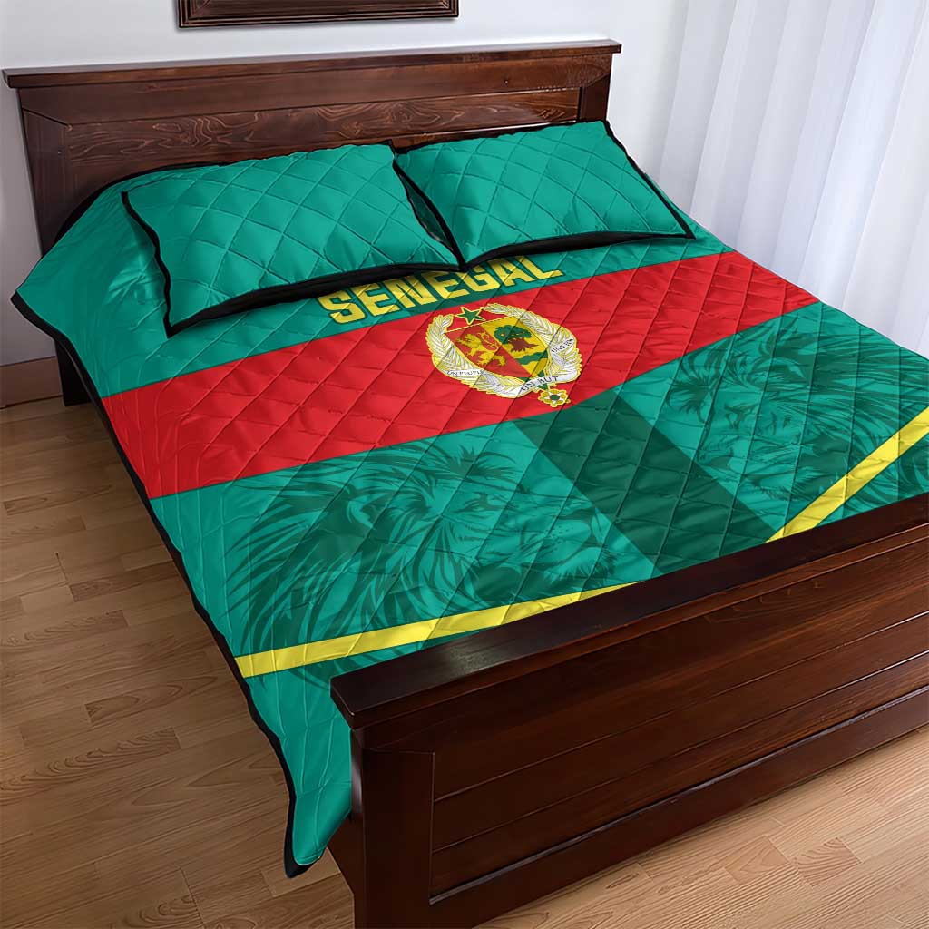 Support the Lions of Teranga - Senegal Football Quilt Bed Set LT01