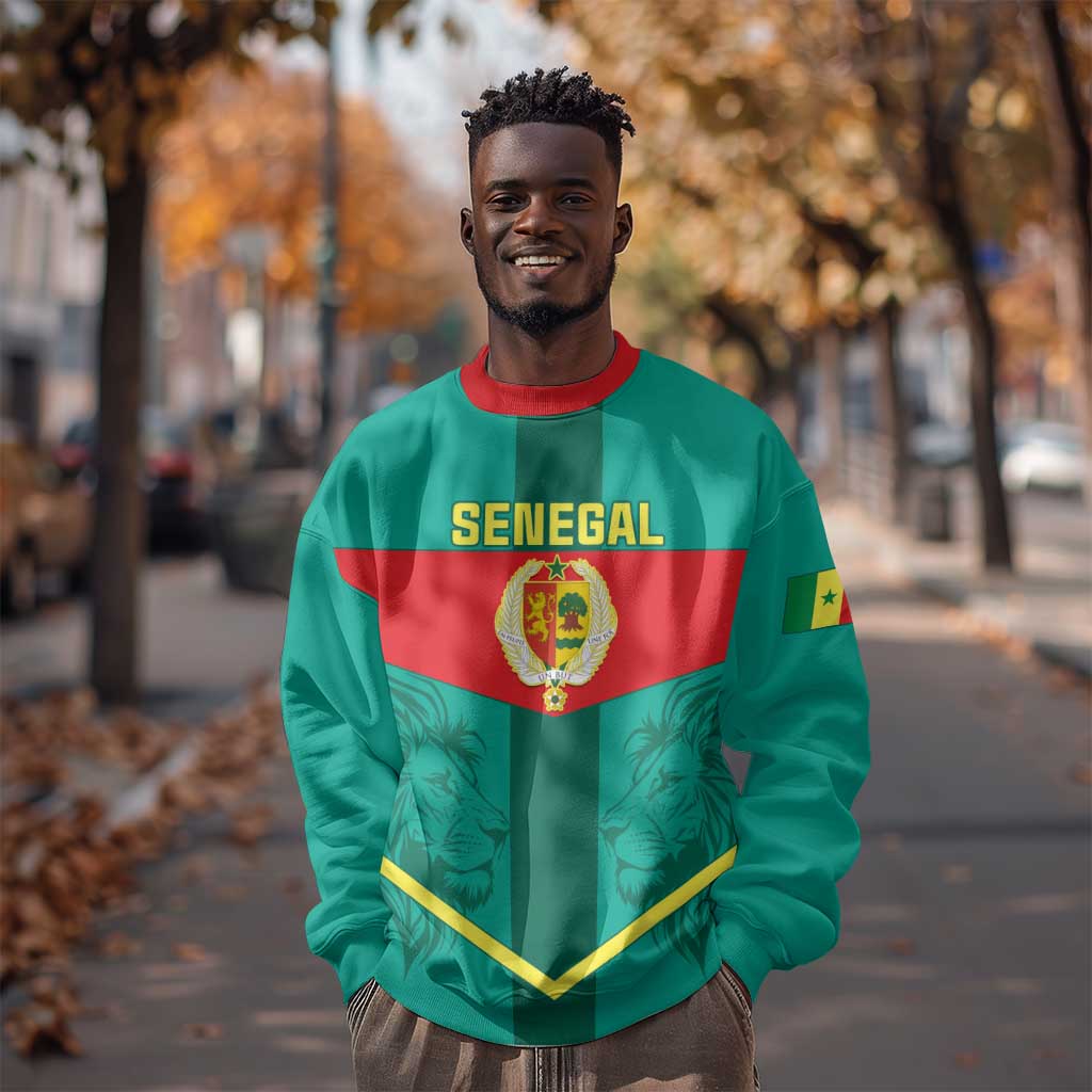 Support the Lions of Teranga - Senegal Football Sweatshirt LT01