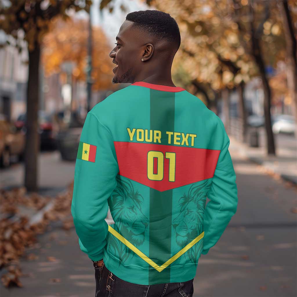 Support the Lions of Teranga - Senegal Football Sweatshirt LT01