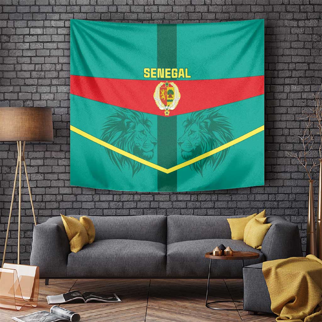 Support the Lions of Teranga - Senegal Football Tapestry LT01