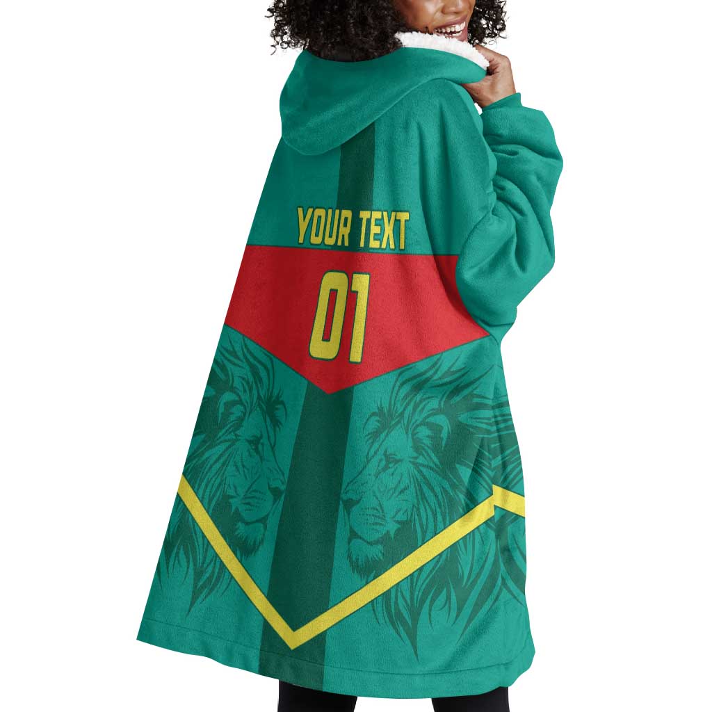 Support the Lions of Teranga - Senegal Football Wearable Blanket Hoodie LT01