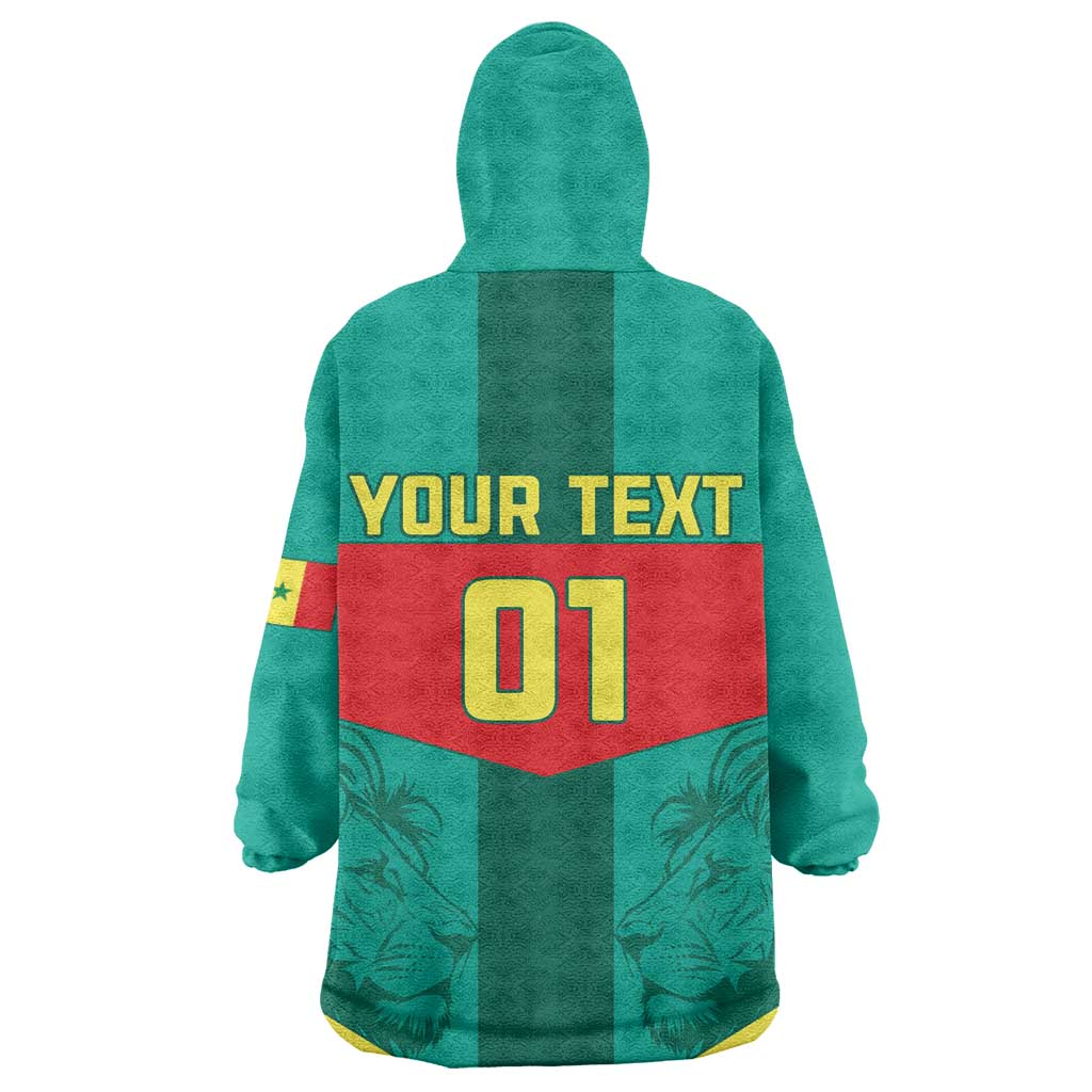 Support the Lions of Teranga - Senegal Football Wearable Blanket Hoodie LT01
