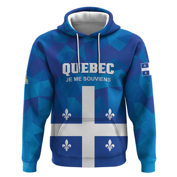 Personalized Canada Quebec Province Hoodie Je Me Souviens LT01