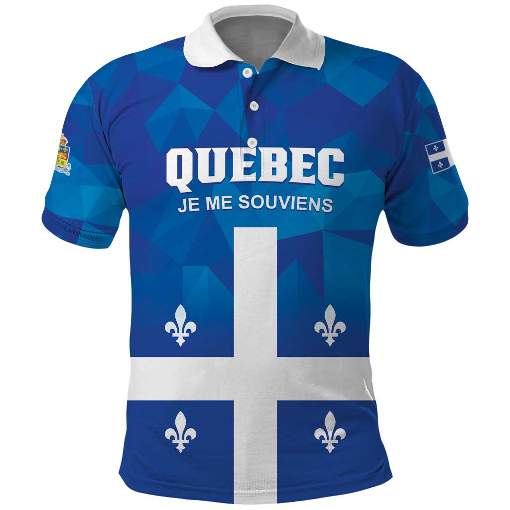 Personalized Canada Quebec Province Polo Shirt Je Me Souviens LT01