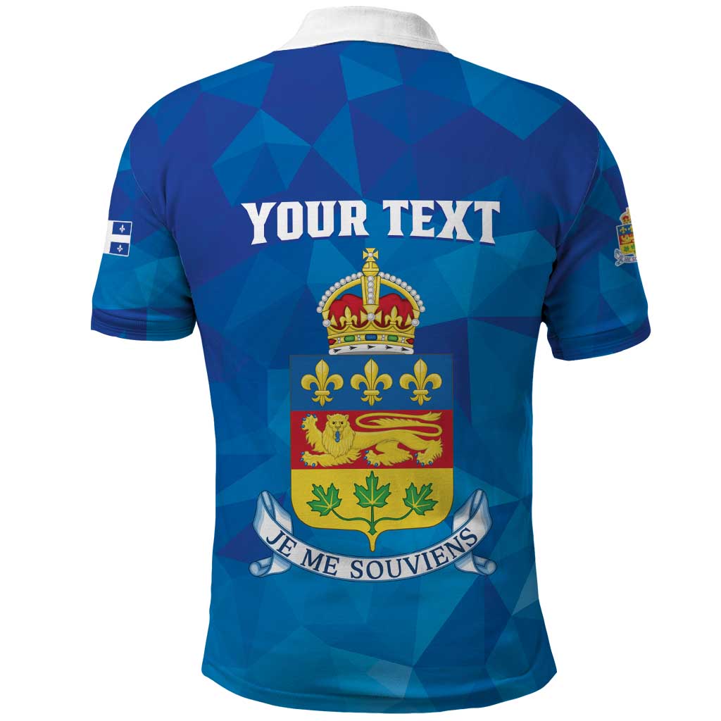 Personalized Canada Quebec Province Polo Shirt Je Me Souviens LT01