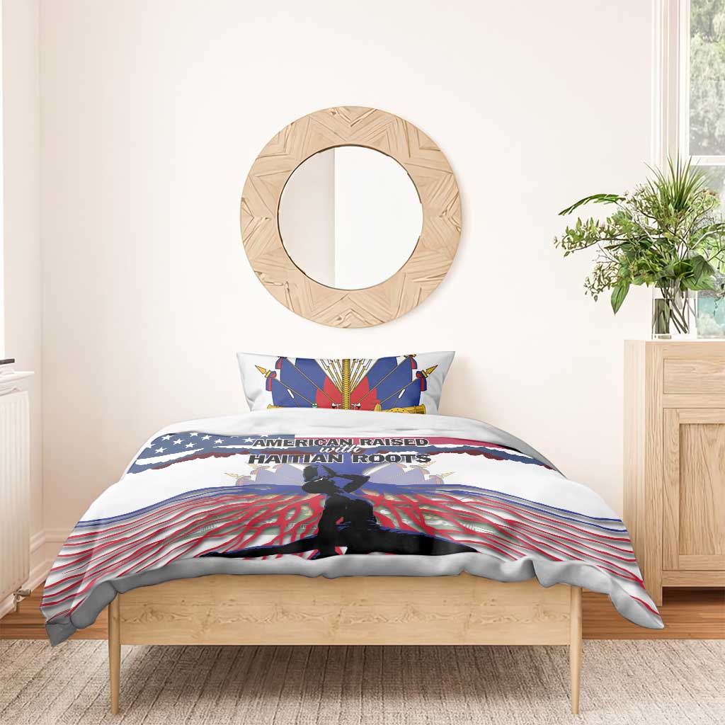 Afro Haiti Heritage Month 2025 Bedding Set American Raised With Haitian Roots LT01