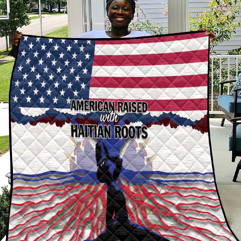 Afro Haiti Heritage Month 2025 Quilt American Raised With Haitian Roots LT01