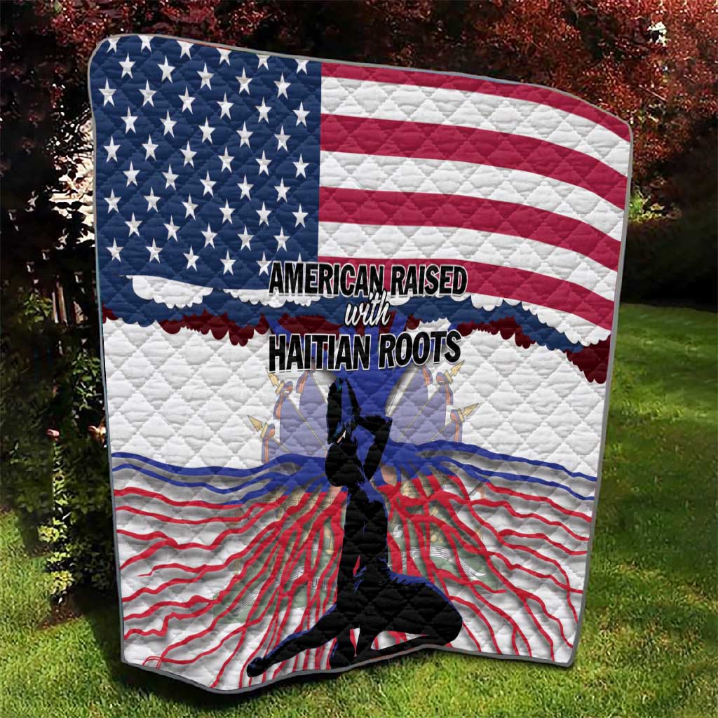Afro Haiti Heritage Month 2025 Quilt American Raised With Haitian Roots LT01