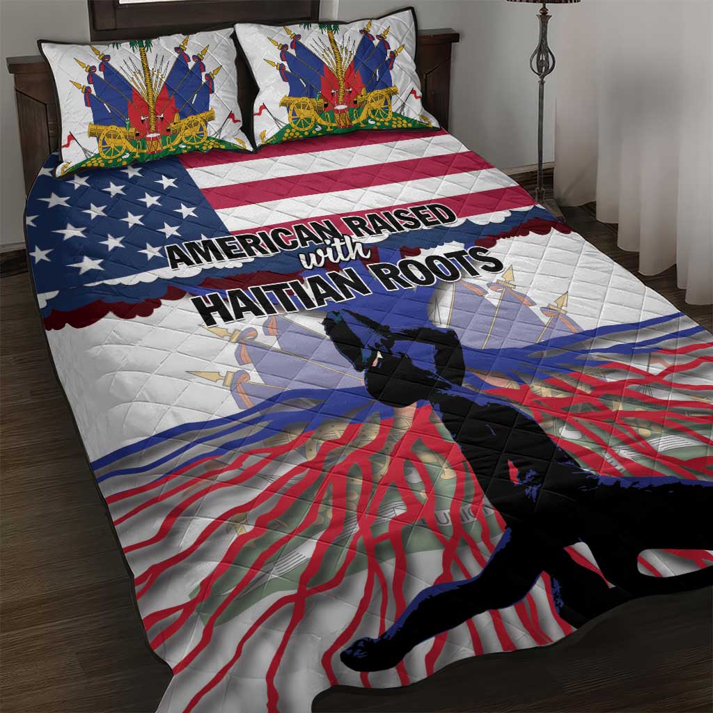 Afro Haiti Heritage Month 2025 Quilt Bed Set American Raised With Haitian Roots LT01