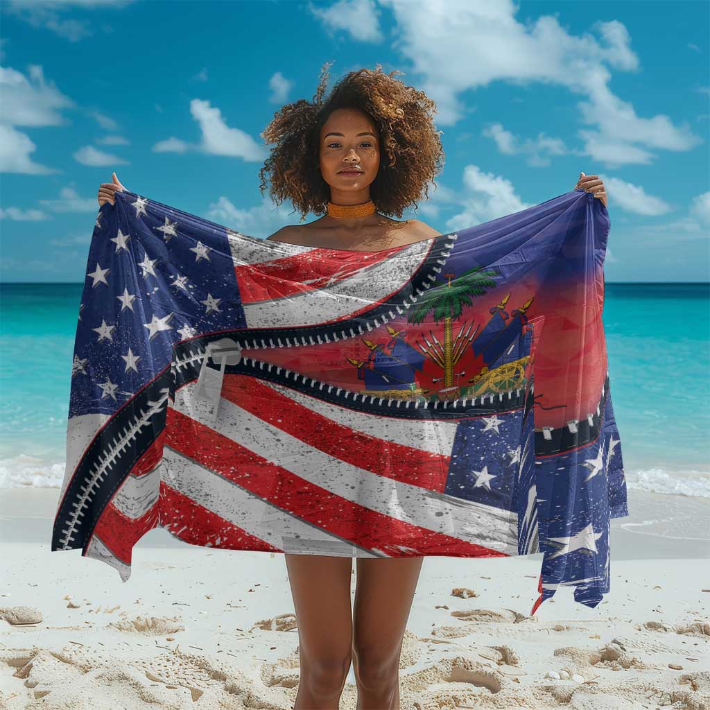 Haitian Americans Zipper Stylized Sarong Haiti Heritage Month 2025 LT01