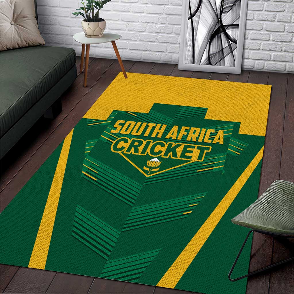South Africa Cricket Area Rug SA Protea Woza Nawe LT01