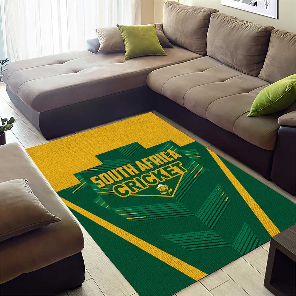 South Africa Cricket Area Rug SA Protea Woza Nawe LT01