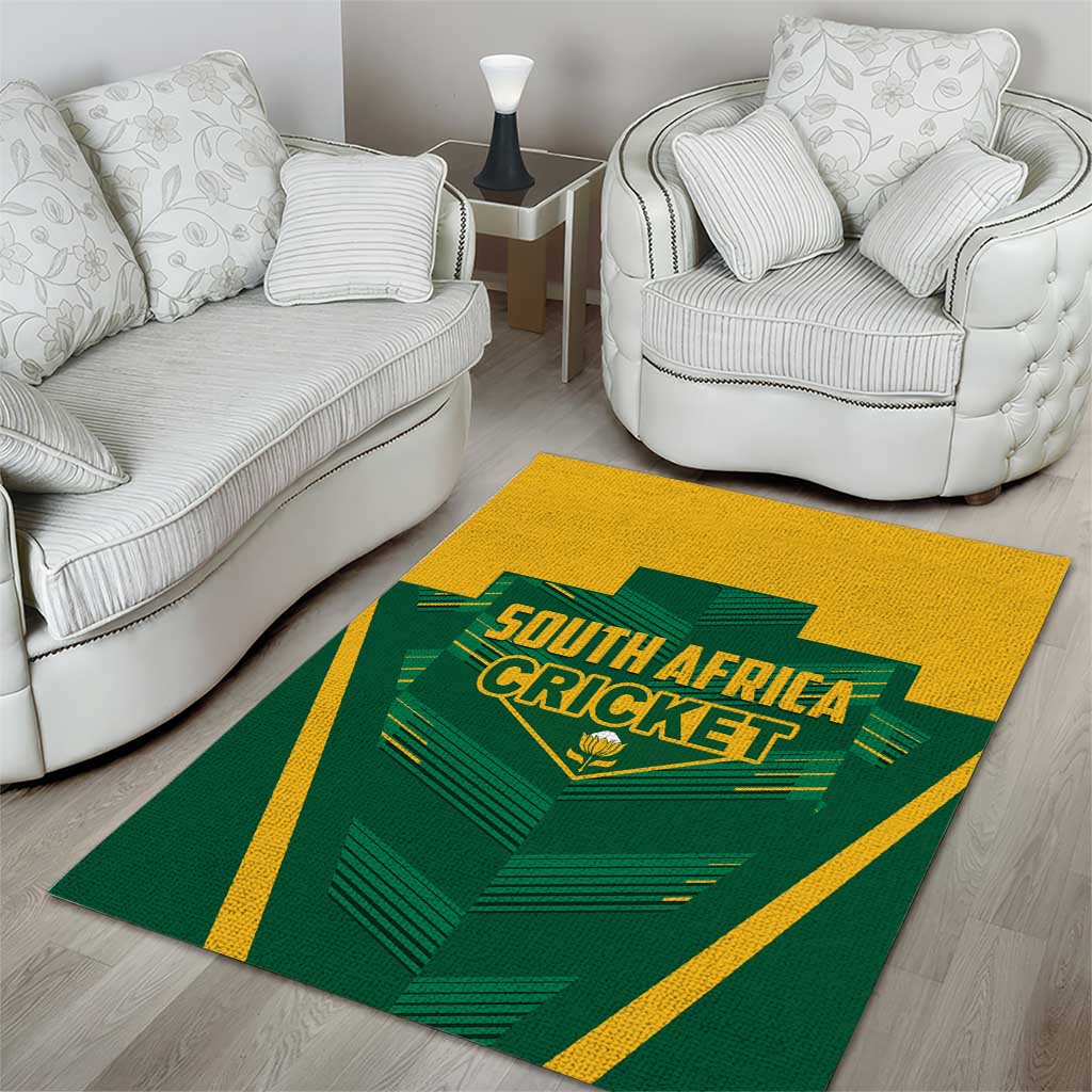 South Africa Cricket Area Rug SA Protea Woza Nawe LT01