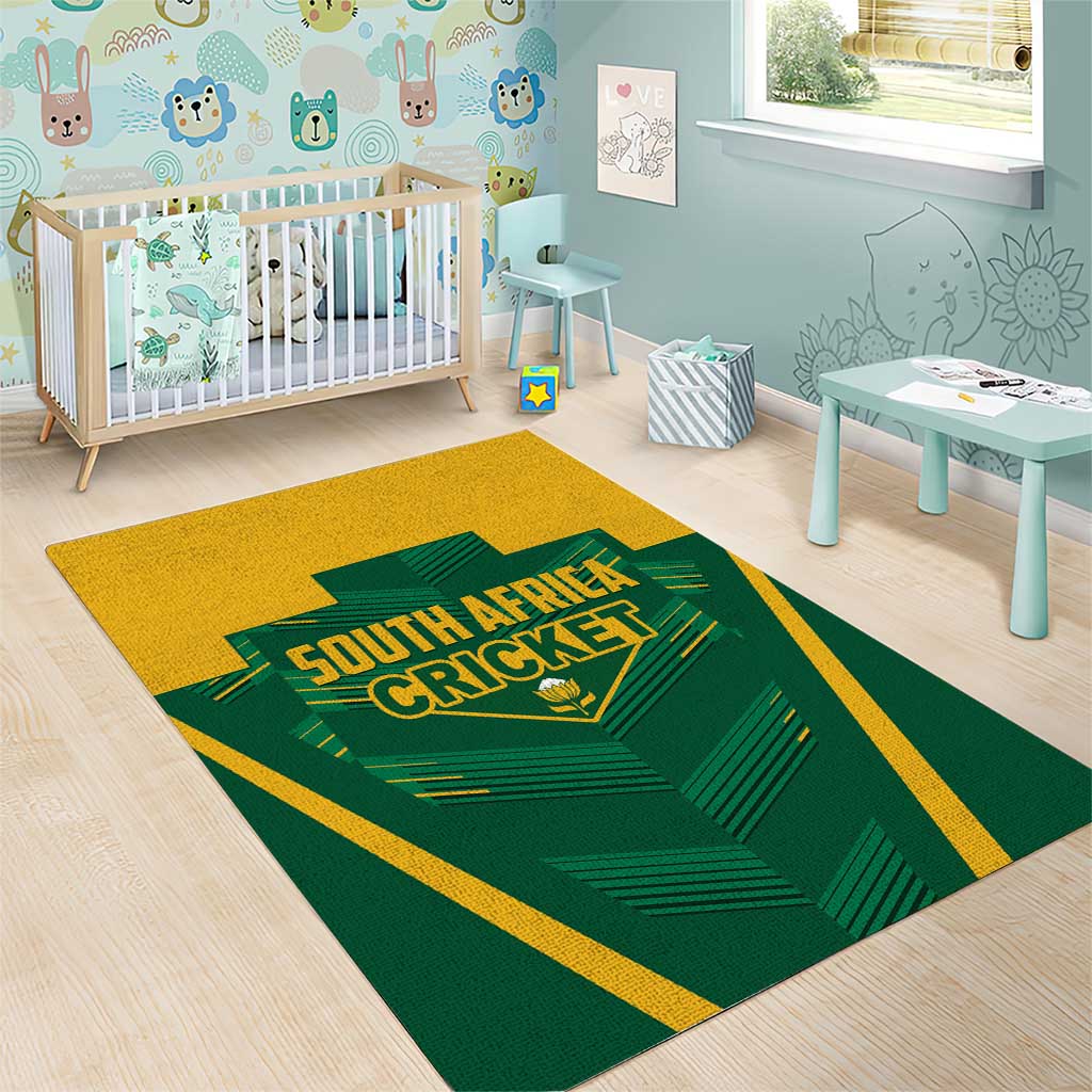 South Africa Cricket Area Rug SA Protea Woza Nawe LT01