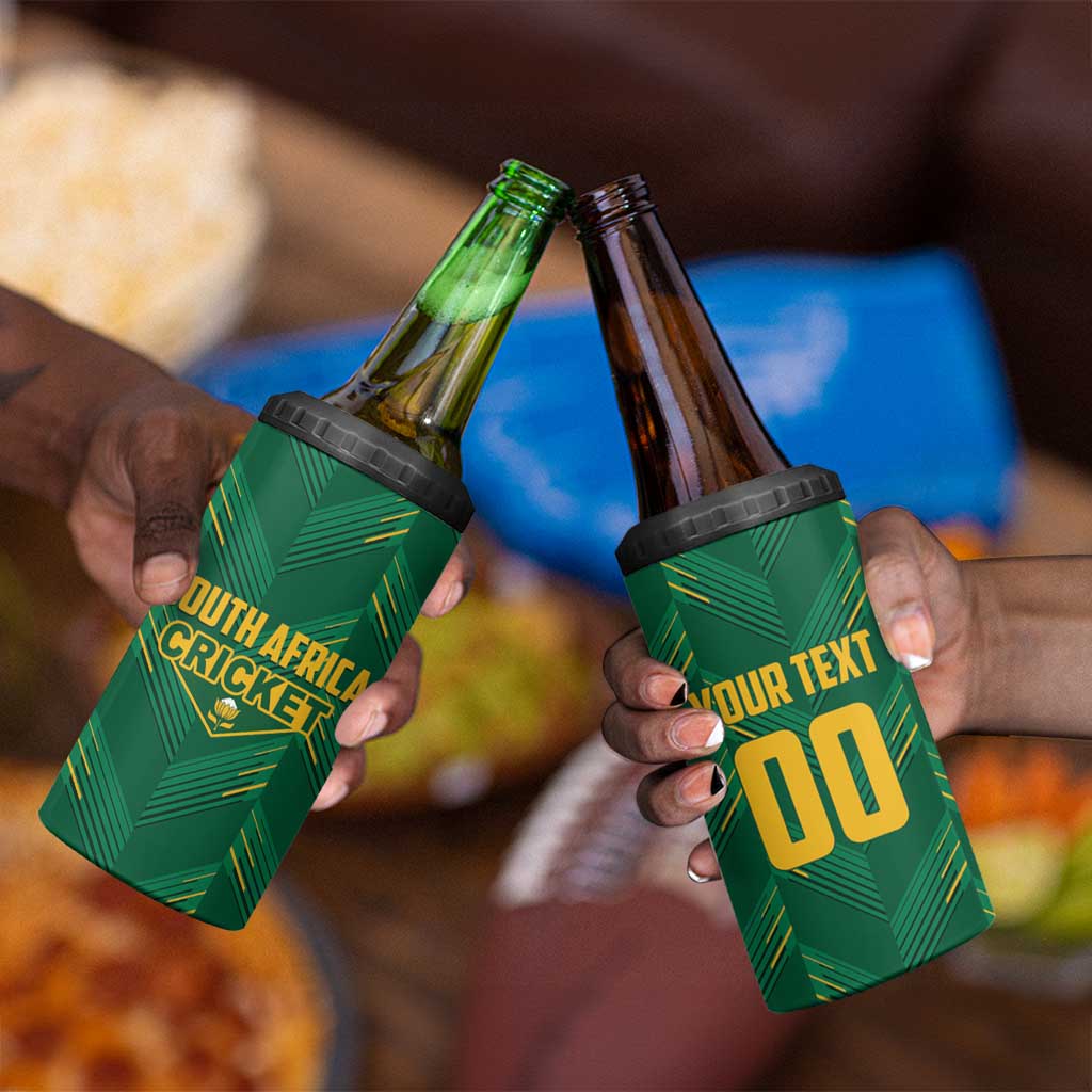Custom South Africa Cricket 4 in 1 Can Cooler Tumbler SA Protea Woza Nawe LT01