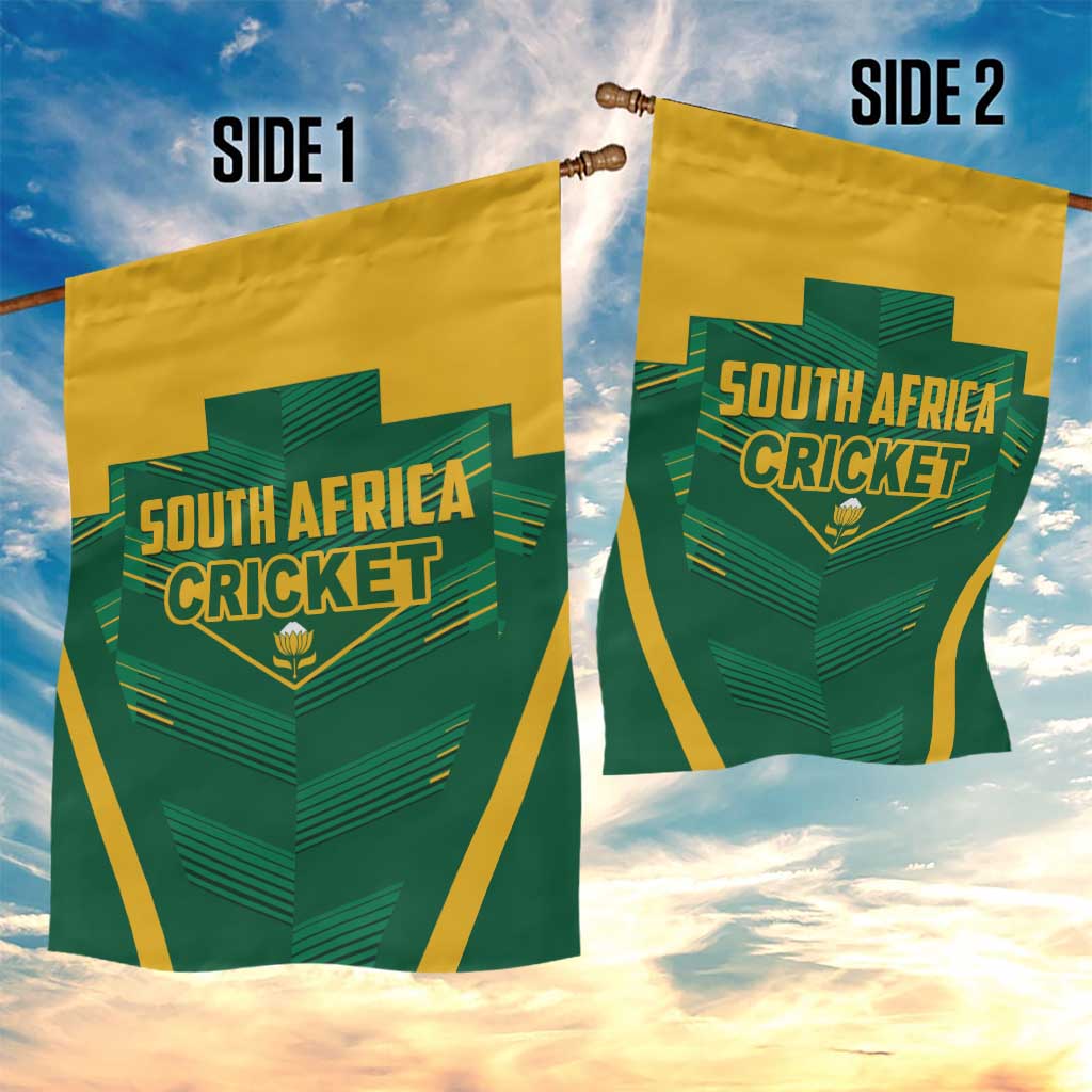 South Africa Cricket Garden Flag SA Protea Woza Nawe LT01